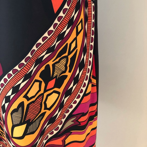 Gorgeous!!! EUC Ronni Nicole multi colored print dress size 14 - Picture 3 of 9